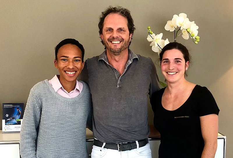 Miriam Dattke (l.), EM-Vierte und Team-Europameisterin 10.000 m, und Cornelia Griesche, LG Telis Finanz Regensburg